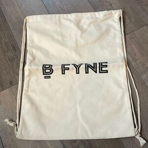 ‎BFYNE Creme Canvas Backpack